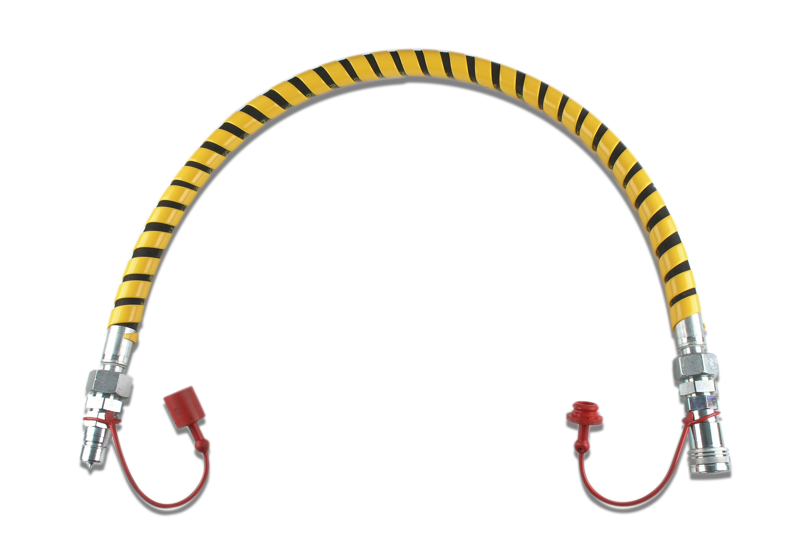 Hydraulic hose for top drive connection generators