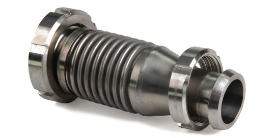 Fruit and vegetables puree expansion joint assembly